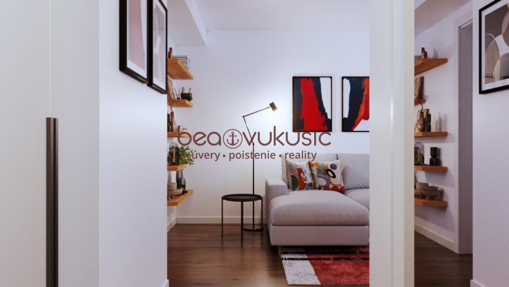 NA PREDAJ_"TURŇA LIVING"_obnovený bytový dom_16 bytov_2 izbák_prízemie_55m2_87.900€