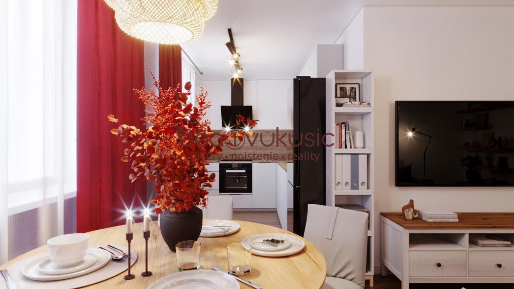 NA PREDAJ_"TURŇA LIVING"_obnovený bytový dom_16 bytov_2 izbák_prízemie_51m2_87.900€