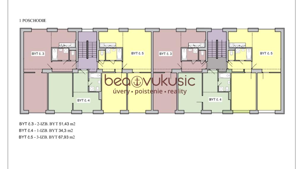 NA PREDAJ_"TURŇA LIVING"_obnovený bytový dom_16 bytov_2 izbák_1. posch._55m2_92.900€