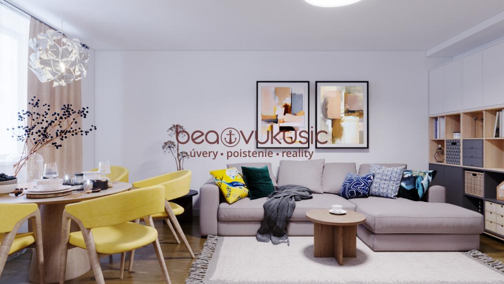 NA PREDAJ_"TURŇA LIVING"_obnovený bytový dom_16 bytov_3 izbák_2. posch._68m2_111.900€